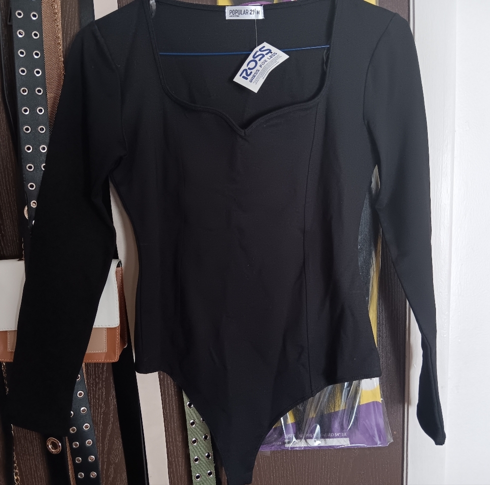 NWT black bodysuit